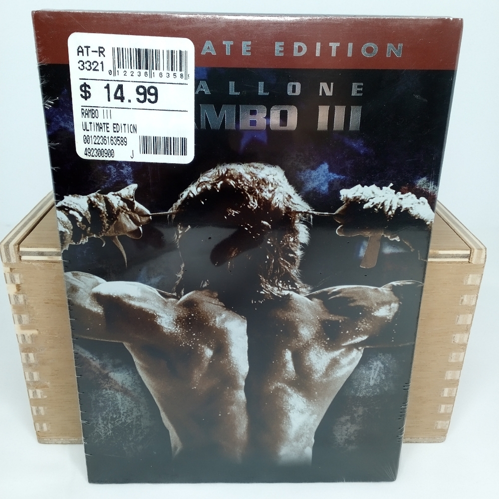 Rambo 3 1988 Ultimate Edition Factory Sealed DVD 2004 Release